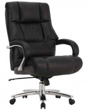 Кресло офисное BRABIX PREMIUM "Bomer HD-007" (рециклированная кожа, хром, черное) 531939 в Соликамске - solikamsk.ok-mebel.com | фото 1
