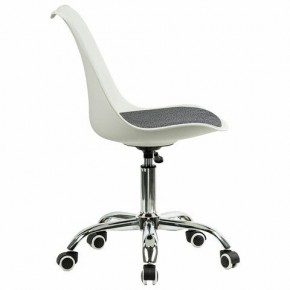 Кресло стул BRABIX "Eames MG-310 CH", хром, пластик белый, ткань серая, 532924 в Соликамске - solikamsk.ok-mebel.com | фото 3