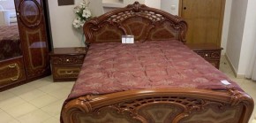 Кровать 2-х спальная 1600*2000 Роза, без основания (01.116) орех в Соликамске - solikamsk.ok-mebel.com | фото