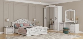 Кровать 2-х спальная 1600*2000 Грация (12.116) без основания (белый/серебро) в Соликамске - solikamsk.ok-mebel.com | фото 2