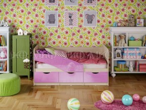 Кровать Бабочки (Сиреневый металлик) 1600 в Соликамске - solikamsk.ok-mebel.com | фото