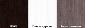 Кровать-чердак Пионер 1 (800*1900) Белое дерево, Анкор темный, Венге в Соликамске - solikamsk.ok-mebel.com | фото 3