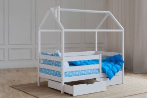 Кровать-домик 80*160 Белый в Соликамске - solikamsk.ok-mebel.com | фото 3