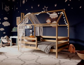 Кровать-домик 80*190 без покраски в Соликамске - solikamsk.ok-mebel.com | фото 3
