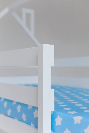 Кровать двухъярусная без крыши 80*190 Белый в Соликамске - solikamsk.ok-mebel.com | фото 3