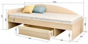 Кровать Изгиб в Соликамске - solikamsk.ok-mebel.com | фото 2