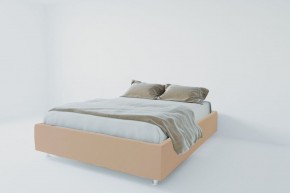 Кровать Подиум с ортопедическим основанием 800 (велюр светло-серый) в Соликамске - solikamsk.ok-mebel.com | фото