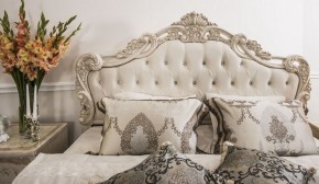 Кровать с мягким изголовьем Патрисия (1600) крем в Соликамске - solikamsk.ok-mebel.com | фото 4
