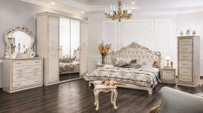 Кровать с мягким изголовьем Патрисия (1600) крем в Соликамске - solikamsk.ok-mebel.com | фото 6