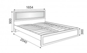 Кровать 1.6 Беатрис М10 с мягкой спинкой и ортопедическим основанием (дуб млечный) в Соликамске - solikamsk.ok-mebel.com | фото 3