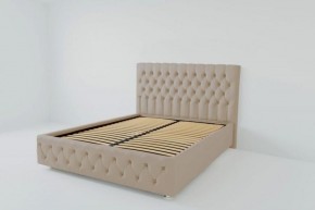 Кровать Версаль с ортопедическим основанием 800 (велюр светло-серый) в Соликамске - solikamsk.ok-mebel.com | фото