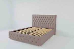 Кровать Версаль с ортопедическим основанием 800 (велюр темно-серый) в Соликамске - solikamsk.ok-mebel.com | фото 2