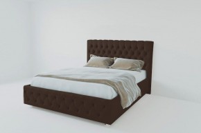 Кровать Версаль с ПМ 800 (экокожа коричневая) в Соликамске - solikamsk.ok-mebel.com | фото