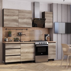 Кухня Энигма 1.6 м (венге/дуб каньон) в Соликамске - solikamsk.ok-mebel.com | фото