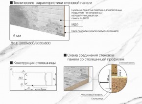 Кухонный фартук со столешницей (А-02) в едином стиле (3050 мм) в Соликамске - solikamsk.ok-mebel.com | фото 7