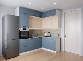 Кухонный гарнитур Фьюжн 2200*1700 (Стол. 26мм) в Соликамске - solikamsk.ok-mebel.com | фото