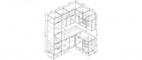 Кухонный гарнитур Фьюжн 2200*1700 (Стол. 26мм) в Соликамске - solikamsk.ok-mebel.com | фото 2