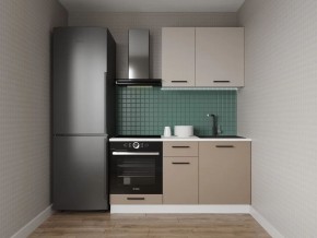 Кухонный гарнитур Каппучино 1600 (Стол. 38мм) в Соликамске - solikamsk.ok-mebel.com | фото