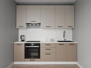 Кухонный гарнитур Каппучино 2400 h950 (Стол. 26мм) в Соликамске - solikamsk.ok-mebel.com | фото