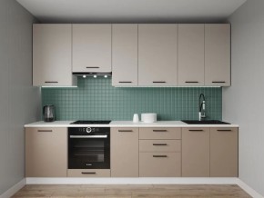 Кухонный гарнитур Каппучино 3000 h950 (Стол. 38мм) в Соликамске - solikamsk.ok-mebel.com | фото