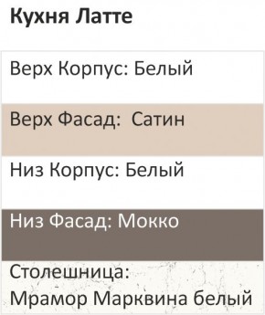 Кухонный гарнитур Латте 1800 (Стол. 26мм) в Соликамске - solikamsk.ok-mebel.com | фото 3