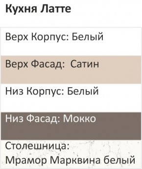 Кухонный гарнитур Латте 2800 (Стол. 38мм) в Соликамске - solikamsk.ok-mebel.com | фото 3