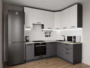 Кухонный гарнитур Меренга 2200*1600 h950 (Стол. 26мм) в Соликамске - solikamsk.ok-mebel.com | фото