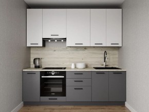 Кухонный гарнитур Меренга 2400 h950 (Стол. 26мм) в Соликамске - solikamsk.ok-mebel.com | фото