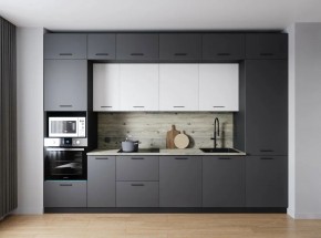 Кухонный гарнитур Меренга 3400 (Стол. 38мм) в Соликамске - solikamsk.ok-mebel.com | фото