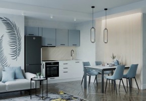 Кухонный гарнитур Ниагара 2550 (Стол. 38мм) в Соликамске - solikamsk.ok-mebel.com | фото
