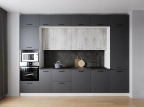 Кухонный гарнитур Санторини 3400 (Стол. 38мм) в Соликамске - solikamsk.ok-mebel.com | фото