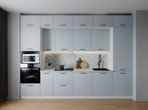 Кухонный гарнитур Смоки 3400 (Стол. 26мм) в Соликамске - solikamsk.ok-mebel.com | фото