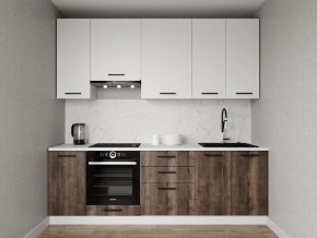 Кухонный гарнитур Старое Дерево 2400 h950 (Стол. 26мм) в Соликамске - solikamsk.ok-mebel.com | фото