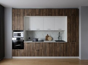 Кухонный гарнитур Старое Дерево 3400 (Стол. 26мм) в Соликамске - solikamsk.ok-mebel.com | фото