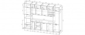 Кухонный гарнитур Старое Дерево 3400 (Стол. 26мм) в Соликамске - solikamsk.ok-mebel.com | фото 2