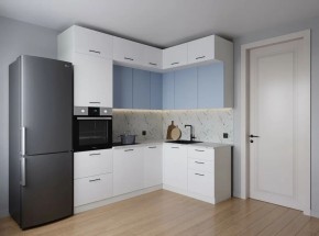 Кухонный гарнитур угловой Капри 2200*1700 (Стол. 26мм) в Соликамске - solikamsk.ok-mebel.com | фото