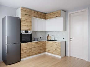 Кухонный гарнитур угловой Лада 2200*1700 (Стол. 38мм) в Соликамске - solikamsk.ok-mebel.com | фото