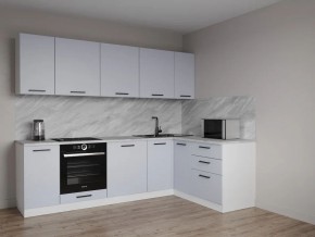 Кухонный гарнитур угловой Смоки 2600*1600 (Стол. 38 мм) в Соликамске - solikamsk.ok-mebel.com | фото