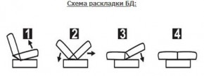 ЛАУРА ЛЮКС Диван Лаура Люкс БД+2подушки в Соликамске - solikamsk.ok-mebel.com | фото 7