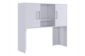 ЛАЙТ 2 Надстройка стола компьютерного (1200) белый в Соликамске - solikamsk.ok-mebel.com | фото