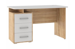 ЛАЙТ 2 Стол компьютерный (1200)  дуб сонома/белый в Соликамске - solikamsk.ok-mebel.com | фото
