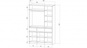 ЛЕНОРА Спальный гарнитур (модульный) кашемир в Соликамске - solikamsk.ok-mebel.com | фото 9