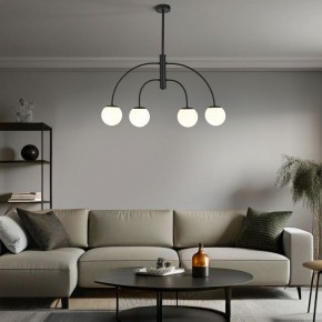 Люстра на штанге Eurosvet Cenacolo 30179/4 черный в Соликамске - solikamsk.ok-mebel.com | фото 2