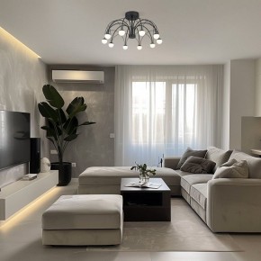 Люстра на штанге Eurosvet Ragno 90035/10 LED черный в Соликамске - solikamsk.ok-mebel.com | фото 5