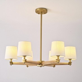Люстра на штанге Imperiumloft Jorgenson White/Light wood STAVRA01 в Соликамске - solikamsk.ok-mebel.com | фото 3