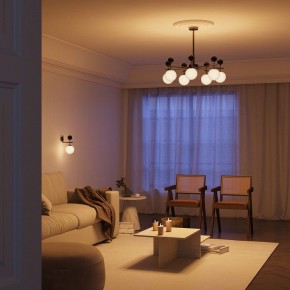 Люстра на штанге Maytoni Museo MOD436PL-05BS в Соликамске - solikamsk.ok-mebel.com | фото 3