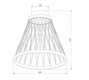 Накладной светильник Eurosvet Cesta 40018/1 LED коричневый в Соликамске - solikamsk.ok-mebel.com | фото 4