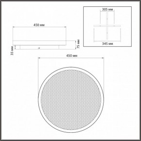Накладной светильник Sonex Shimmers 7736/60L в Соликамске - solikamsk.ok-mebel.com | фото 8