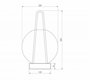 Настольная лампа декоративная Eurosvet Frasco 80507/1 черный в Соликамске - solikamsk.ok-mebel.com | фото 3