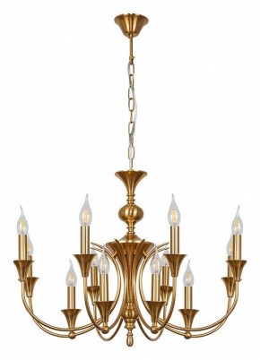 Подвесная люстра Arte Lamp Collinetta A4094LM-12PB в Соликамске - solikamsk.ok-mebel.com | фото 2